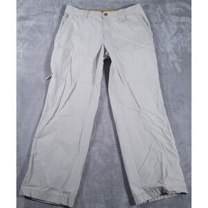 Columbia Reverse Grade Cargo Pants Mens 34 (34 x‎ 31) Beige Wide Leg Lightweight